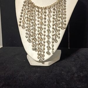Elegant Silver Beaded Necklace